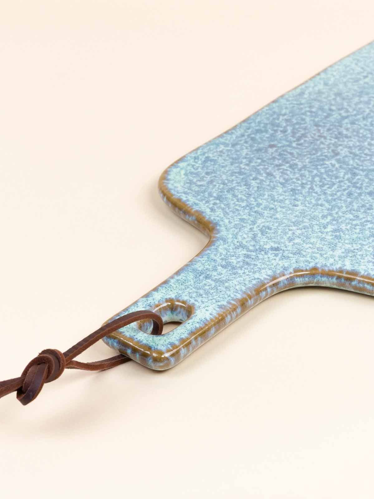Serviertablett aus Keramik (43 x 18) - Blau - Bild 3