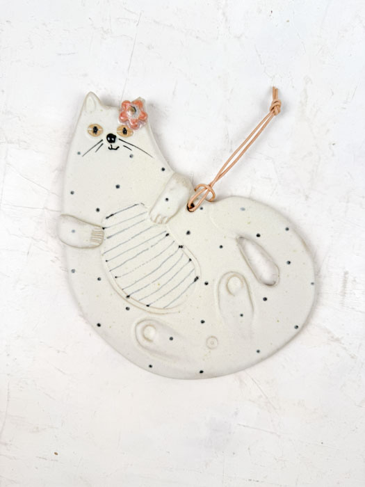 Alternative Ansicht von keramischen Wandhängen - "Kat"